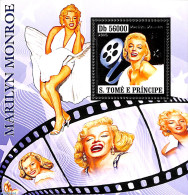 Sao Tome/Principe 2006 Marilyn Monroe S/s, Silver, Mint NH, Performance Art - Marilyn Monroe - Sao Tome Et Principe