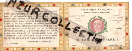 14/18 .CLEMENCEAUX . JE FAIS LA GUERRE . 1919 - Petit Format : 1901-20