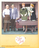 Antigua & Barbuda 2001 I Love Lucy S/s, Mint NH, Performance Art - Movie Stars - Actores