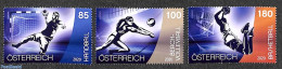 Austria 2020 Sports 3v, Mint NH, Sport - Basketball - Handball - Sport (other And Mixed) - Volleyball - Nuevos