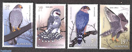 Romania 2021 Falcons 4v, Mint NH, Nature - Birds - Birds Of Prey - Ongebruikt