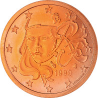 France, 5 Euro Cent, 1999, Paris, Proof / BE, FDC, Cuivre Plaqué Acier - Francia