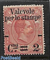 Italy 1890 2c On 50c, Stamp Out Of Set, Unused (hinged) - Altri & Non Classificati