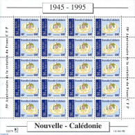 New Caledonia 1995 50 Years CFP M/s, Mint NH, Various - Banking And Insurance - Neufs