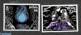 Jersey 2022 Europa, Myths & Legends 2v, Mint NH, History - Europa (cept) - Art - Fairytales - Verhalen, Fabels En Legenden