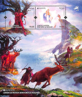 Portugal 2022 Europa, Myths & Legends S/s, Mint NH, History - Europa (cept) - Art - Comics (except Disney) - Fairytales - Neufs