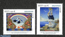 Estonia 2022 Europa, Myths & Legends 2v, Mint NH, History - Nature - Europa (cept) - Birds - Estonia