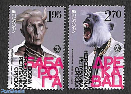 Bosnia Herzegovina - Serbian Adm. 2022 Europa, Myths & Legends 2v, Mint NH, History - Europa (cept) - Art - Fairytales - Cuentos, Fabulas Y Leyendas