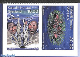 Greenland 2022 Europa, Myths & Legends 2v S-a, Mint NH, History - Europa (cept) - Art - Fairytales - Unused Stamps