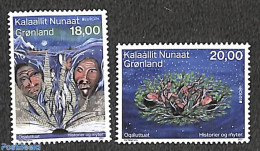 Greenland 2022 Europa, Myths & Legends 2v, Mint NH, History - Europa (cept) - Art - Fairytales - Unused Stamps