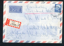 Bund Einschreiben Sulzbach Brief Mit Block Nummer 2 Beethoven 1959 - Other & Unclassified