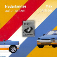 Netherlands 2023 Max Roadster, Silver Stamp In Special Pack, Mint NH, Transport - Automobiles - Unused Stamps