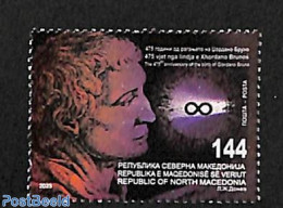 North Macedonia 2023 Giordano Bruno 1v, Mint NH - Autres & Non Classés