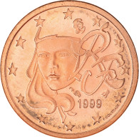France, Euro Cent, 1999, Paris, Proof / BE, FDC, Cuivre Plaqué Acier - Frankreich