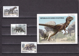 Guinea Ecuatorial Nº 182 Al 186 - Prehistorics