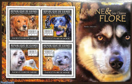 Guinea, Republic 2011 Dogs 4v M/s, Mint NH, Nature - Dogs - Other & Unclassified