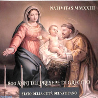 Vatican 2023 Christmas Booklet, Mint NH, Religion - Christmas - Stamp Booklets - Art - Paintings - Neufs