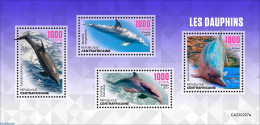 Central Africa 2023 Dolphins, Mint NH, Nature - Sea Mammals - Zentralafrik. Republik