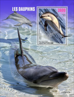 Central Africa 2023 Dolphins, Mint NH, Nature - Sea Mammals - Repubblica Centroafricana