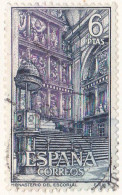 1961 - ESPAÑA -  REAL MONASTERIO DE SAN LORENZO DE EL ESCORIAL - EDIFIL 1387 - Used Stamps