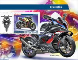 Central Africa 2023 Motorcycles, Mint NH, Transport - Motorcycles - Moto