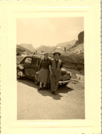 Photographie Photo Vintage Snapshot Amateur Automobile Voiture Frontière Espagne - Places