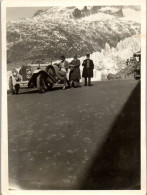 Photographie Photo Vintage Snapshot Amateur Automobile Voiture Auto Cabriolet - Coches