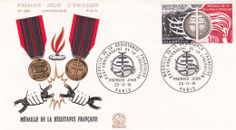 1er Jour, Médaille De La Résistance Française - Other & Unclassified