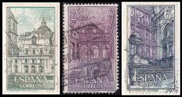 1961 - ESPAÑA -  REAL MONASTERIO DE SAN LORENZO DE EL ESCORIAL - LOTE 3 SELLOS - Used Stamps