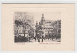 39087811 - Duesseldorf. Schadowstrasse Mit Café Cornelius. Ungelaufen Handschriftliches Datum Von 1903. Sehr Gut Erhalt - Duesseldorf