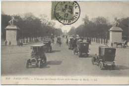 CH 75 Paris L' Avenue Des Champs Elysees Et Les Chevaux De Marly - Champs-Elysées