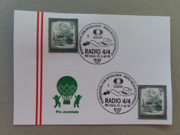 Österreich Pro Juventute - Mit Sonderstempel 4. Juli 1991 Gmünd NÖ, Sommerradio Zum Miterleben Radio NÖ (Nr.1801) - Other & Unclassified