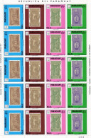 Paraguay 1990, Olympic Games In Barcelona, Sheetlets - Stamps On Stamps