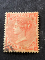 GB  SG 80  4d Pale Red - Used Stamps