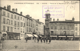 CPA Issoire Puy De Dôme, Place De La République, Theater - Other & Unclassified