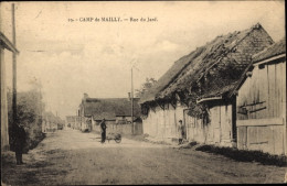 CPA Mailly Le Camp Aube, Camp De Mailly, Rue Du Jard - Other & Unclassified