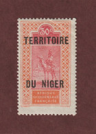 NIGER - Ex. Colonie Française - N° 9 De 1921/1922  -  Neuf * - Territoire Du Niger - 30c. Rouge-orange Et Rose - 2 Scan - Ongebruikt