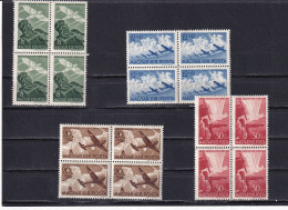 Hungria Nº A48 Al A51 En Bloque De Cuatro - Unused Stamps