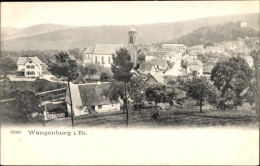 CPA Wangenbourg Engenthal Wangenburg Elsaß Bas Rhin, Totale, Ort, Kirche - Other & Unclassified