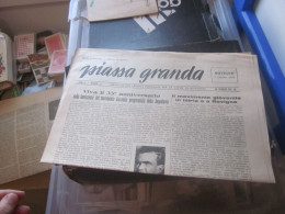 Piassa Granda Organo Del Fronte Popolare Per La Citta Di Rovigno Rovigno 1952 Newspapers In Italian Ivo Lola Ribar - Croatia