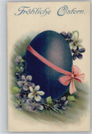 12035311 - Ostereier Grosses Blaues Ei Mit Einer - Easter
