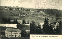 CPA Lauenstein Altenberg Erzgebirge, Blick Von Der Hirschklaue Nach Gottgetreu, Gasthof Grenzschänke - Autres & Non Classés
