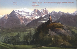 10823781 Bad Ragaz Bad Ragaz Ruine Wartenstein Falknisc Schwarzhorn  * Bad Ragaz - Other & Unclassified
