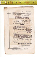 KL 5313 - HEILIGE PROFESSIE ALS KANUNNIKES VAN: DAME MARIE ALBERTE - SIMONNE HEYDE - HRVERLEE 1946 - Devotion Images