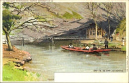 Artiste Lithographie Ranot, F., Rochefort Wallonien Namur, Grotte De Han, Der Ausgang - Sonstige & Ohne Zuordnung