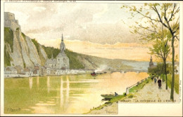 Artiste CPA Ranot, F., Dinant Wallonien Namur, Die Zitadelle Und Die Kirche - Sonstige & Ohne Zuordnung