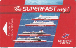GREECE - SuperFast Ferries, Cabin Keycard, Used - Chiavi Elettroniche Di Alberghi