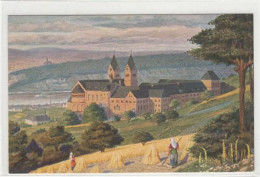 39093411 - Ruedesheim Eibingen, Kuenstlerkarte.  Ein Blick Auf St. Hildegard Ungelaufen  Gute Erhaltung. - Rüdesheim A. Rh.