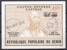 DAHOMEY BENIN  Ca1  CAPTEAO AFRICA 150 / 90F / 70 F Reply Coupon Reponse Antwortschein IRC IAS O COHICON / Redemed DAKAR - Benin – Dahomey (1960-...)