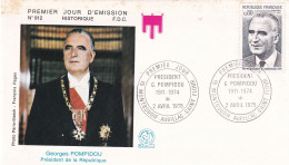 1er Jour, Georges Pompidou - 1970-1979